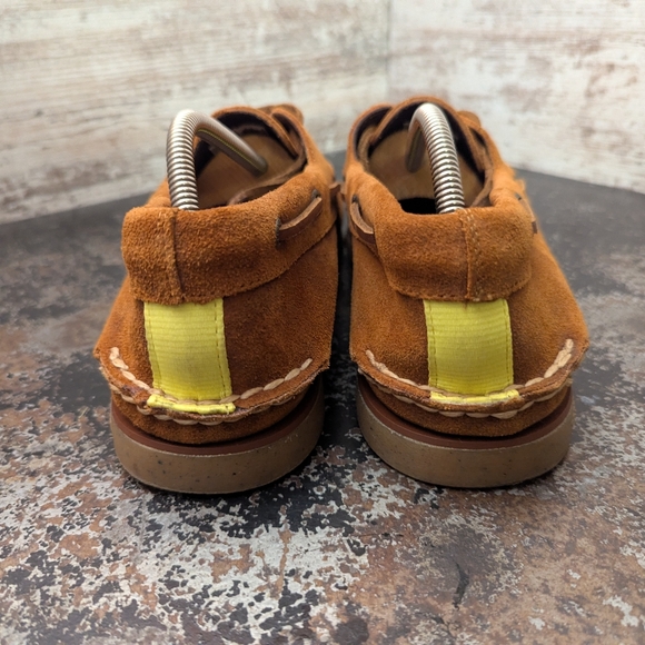 Mens Sperry Gold Cup 2 Eye Boat Shoes Sz 12 Used Suede STS24021 - Picture 6 of 9
